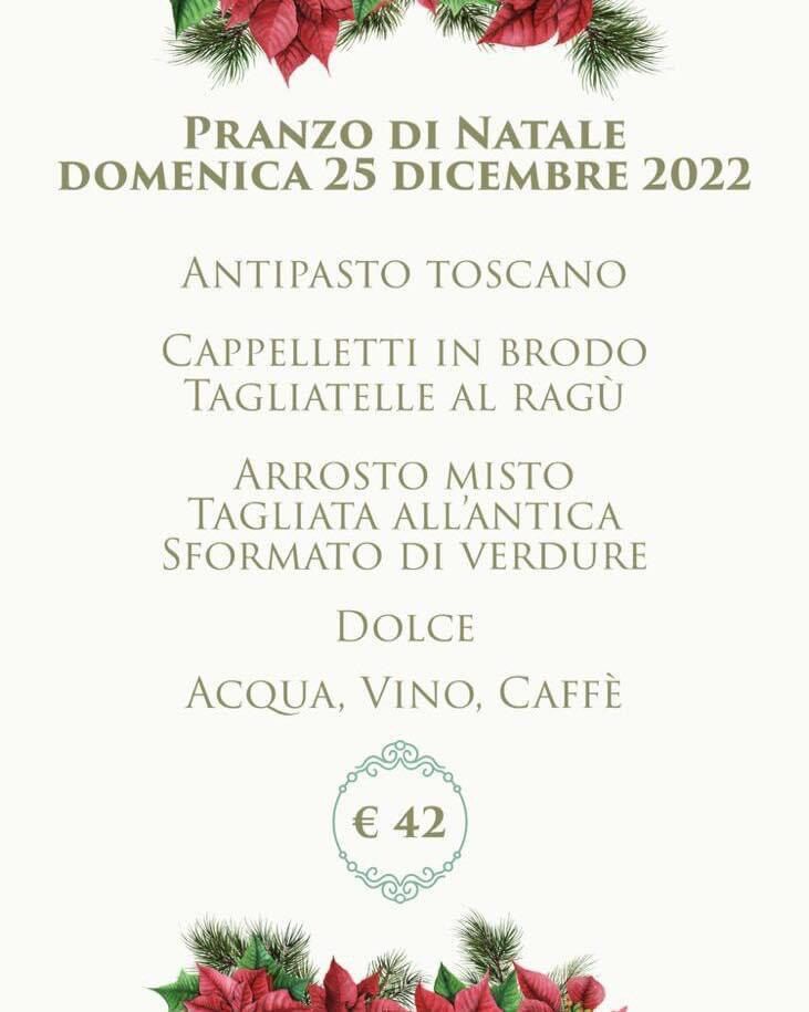 Pranzo di Natale – 25 dicembre 2022